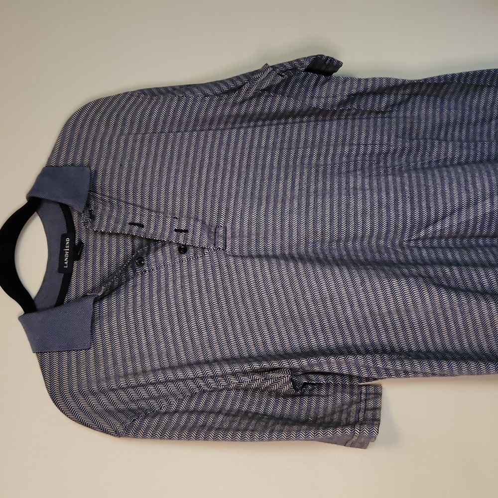 Lands End Medium Blue Polo